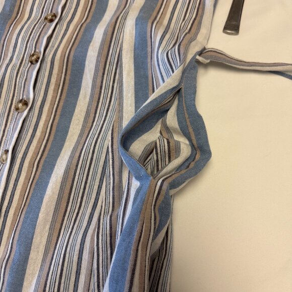 Cotten Blue Summer Maxi Dress with pockets M/L - Picture 6 of 10